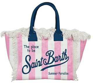 Saint Barth Mc2 Donna Borsa A Mano VANI001-Tina Cotone Rosa Taglia Unica