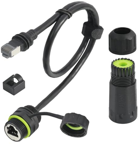 PENGLIN Starlink Ethernet Adapter Gen 3/Mini | IP68 Wasserdicht Standard V3/Mini Antenne und Router Anschluss,Outdoor Starlink RJ45 CAT6 Kabelverlängerung