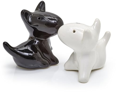 by-Bers Frosch Umarmung, auch als Kuh, Maus, Tiere, Elefant Delfin Salzstreuer, Engel, Salz- und Pfefferstreuer Set als Geschenk, aus Keramik (S+P_TickleTickle)