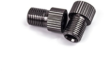 Drahtesel Fahrrad Ventil Adapter (anthrazit, 2 Adapter)
