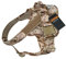 EXCELLENT ELITE SPANKER Hundegeschirr Taktisches Hundegeschirr Ausbildung Service Dog Weste Arbeiten hundegeschirr verstellbar Hund Weste Für Mittelgroße Und Große Hunde(Camouflage Desert-L)