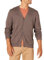 Amazon Essentials Men's Cotton Cardigan Sweater, Brown Heather, S