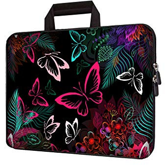11 11.6 12 12.1 12.5 inch Laptop Carrying Bag Chromebook Case Notebook Ultrabook Bag Tablet Cover Neoprene Sleeve Fit Apple MacBook Air Samsung Google Acer HP DELL Lenovo Asus (Butterfly)