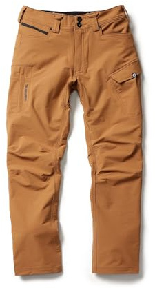 TRUEWERK Men's Work Pants - T2 WerkPant Technical Workwear, 32W x 32L, Sand