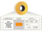 Preisauszeichner Etiketten 26x12 Standard leuchtorange 36 Rollen permanent Preisetiketten 1-Zeilig für Smart, Tovel, Meto, Contact, Sato, Samark, Printex