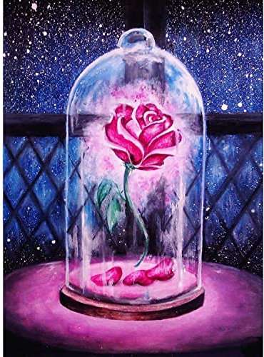 Kit de peinture diamant 5D à faire soi-même, broderie au point de croix, pour adultes et enfants, peinture sur toile par numéros pour décoration murale de la maison – 30 x 40 cm