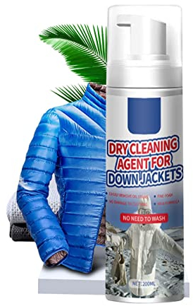 Richolyn Limpieza en seco,Detergente Limpieza rápida para Ropa Interior | Limpieza en seco Sprays Down Jacket Limpiador Telas Tipo Espuma sin Lavado para Todo Tipo Telas, 200 l