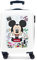 Disney Mickey Be Cool Valise Cabine Blanche 38x55x20 cm ABS Rigide Cadenas Latéral à Combinaison 34L 2 kgs 4 Double Roues Bagage à Main