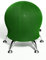 TOPSTAR Wellnessstuhl/Sitzball/Hocker SITNESS 5 Stoff dunkelgrün Chrom (Dunkelgrün)