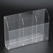 KIMISS Support de Télécommande Boîtier de Télécommande Transparent Acrylique Acrylique Climatiseur Support de Télécommande Boîtier Boîte de Rangement Montage Mural 1 Boîtier (3 Compartiments)