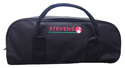 Stevens 2 Bowl and Jack Crown Green Bowls Bag (Black)