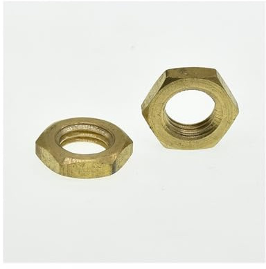TULDYS Dünne Sechskantmuttern aus Messing M8 M10 M12 M14 M16 GB808(M8-1(10PCS))