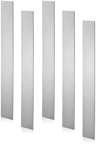 PATIKIL 1095 Steel Flat Bar, 5 Pcs 12 x 2 x 1/8 Knife Making Steel Iron Stock for Forging Blade Knife Sword Chopper