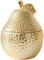 Azucarero de cerámica, azucarero dorado con tapa, azucarero for decoración del hogar, salero en forma de fruta, caja de condimentos, tarros de especias, caja de especias de cerámica con cuchara-pear-0