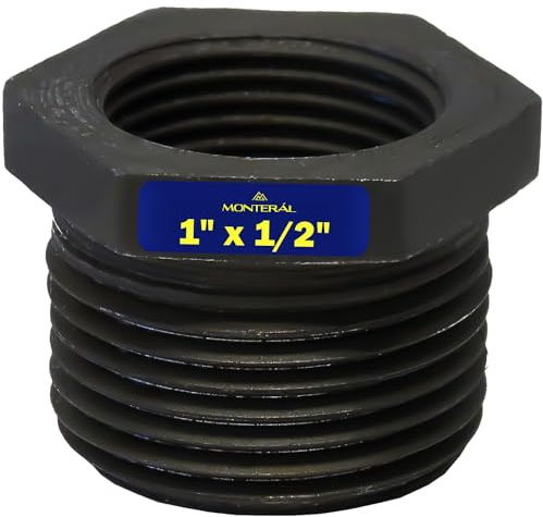 Riduzione con Filettatura Maschio 1” Femmina da 1/2 Realizzato in Ghisa | Tipo di Connessione Figura 241 - MONTERAL