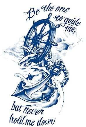 5 Pc Tatouages D’Ancre Tatouages De Marin Tatouages Temporaires Semi-Permanents Faux Tatouages Temporaires Tatouage Ephemere De Bras
