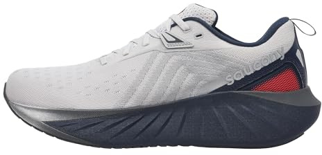 Saucony Herren Triumph 22, Wolke/Marineblau, 44.5 EU