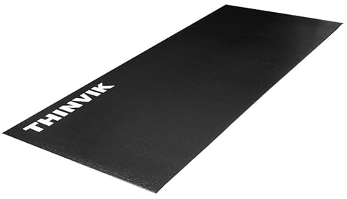 Saurka Fahrradmatte für Peloton & Wahoo Kickr, 7,772.4 cm, 6 mm PVC-Fahrradmatte