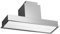 Klarstein Campana Extractora Isla, Campanas Extractoras, Extractor de Cocina con Filtro Aluminio Anti Grasa, Apto para Lavavajillas, Flujo de Aire 410 m³/h, Campana Bajo Consumo
