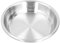 Plato De Cena De Acero Inoxidable, Platos De Cena Ligeros De Metal, Plato Redondo De Postre, Plato Hondo Reutilizable Para Acampar(24cm)