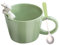 BigNoseDeer Jolies tasses en forme de lapin de Pâques avec lapin 3D à l'intérieur - Tasse à café en céramique avec cuillère - Cadeau mignon de Pâques - Cadeau amusant pour femme - Cadeau d'éléphant