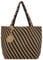 Ilse Jacobsen - Damen - Shopper - BAG06C - Wendbarer Bicolor-Shopper aus geflochtenem Kunstleder