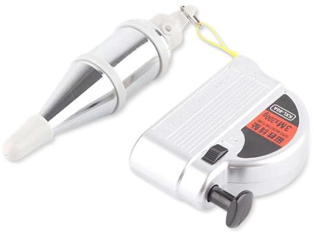Filo a Piombo Magnetico, Allunga La Linea E Stabilizza Rapidamente Il Filo a Piombo Cavo in Nylon Autoavvolgente Resistente da 8 M/26 Piedi Per La Linea di Costruzione di Edifici(3m)