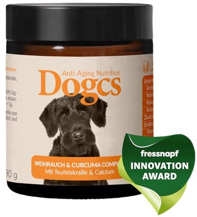 Dogcs Weihrauch und Curcuma Complex 90g - zertifizierte Premiumqualität - Made in Germany