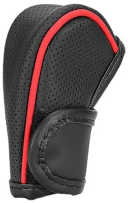 WACDXST Auto Schaltknauf Abdeckung,für Audi Q7 4L (7-Seat) 2005–2015 Universal Abdeckung Anti-Rutsch Schaltknaufabdeckung Shift Glove Schutzhülle,A
