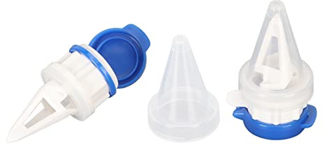 Milk Bottle Pourer, 2 Pieces Milk Carton Pourer Box Drink Splitter Milk Carton Pourer Spout with Lid for Home Kitchen