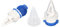 Milk Bottle Pourer, 2 Pieces Milk Carton Pourer Box Drink Splitter Milk Carton Pourer Spout with Lid for Home Kitchen