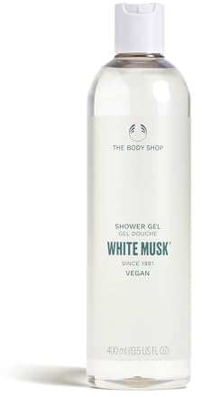The Body Shop White Musk Shower Gel (1x 400ml), Iconic Women's Shower Gel, Floral & Sensual Body Wash with Signature Scent, Cruelty-Free Musk, Vegan Body Care