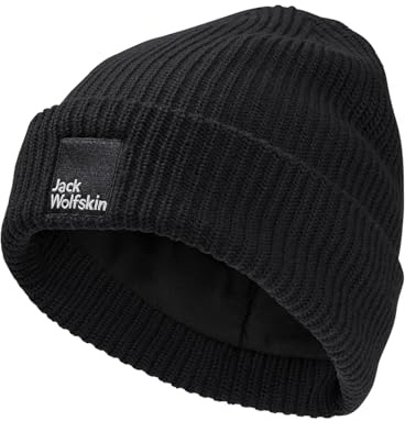 Jack Wolfskin Unisex Pergamon Beanie Hat Black