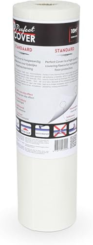 Perfect Cover Standard - Feutre de Protection de Sol, Bâche de Masquage Autocollante - 1m x 25m - Non-tissé de Peintre - Film de protection de sol pour escaliers, Travaux de Peinture et de rénovation.