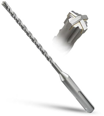 METOTY SDS Plus Bohrer 5mm×160mm,Steinbohrer,Hammerbohrer,Betonbohrer,Für Stein,Beton,Naturstein,Ziegelmauer