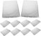MUCKLILY Lot De 10 Tapis D'Isolation Phonique Pour Voiture Isolation Et Insonorisation Des Fourgons Isolation Des Portières De Voiture Film D'Isolation Phonique Tapis De