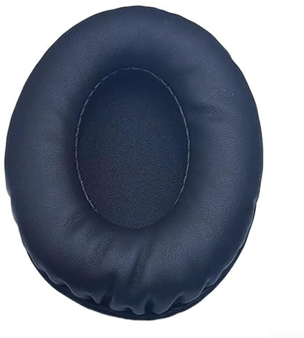 Ovale Ersatz-Ohrpolster aus Memory-Schaum, Leder, für Over-Ear-Kopfhörer, weicher Komfort-Pad, mit mehreren Größen, Schwarz (60 x 70 cm)