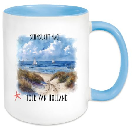 Generisch Urlaubstasse Sehnsucht nach Hoek van Holland, Niederlande | Geschenk, Hoek van Holland Geschenkidee
