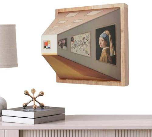 LED Wandkunst 3 Modi USB Direktladung Nachtbeleuchtung | Bohrfreie LED Wandbildlampe fürs Schlafzimmer Atmosphärenlampe für Schlafzimmer Flure Treppenhäuser Kinderzimmer Essbereiche