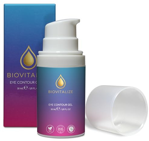 Biovitalize - Demütigendes und revitalisierendes Augengel mit Rosskastanie und Koffein | Anti-Tränensäcke und Augenringe, erfrischend und feuchtigkeitsspendend | Nickel getestet, dermatologisch
