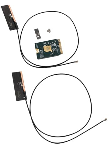 Sxhlseller NGFF M.2 WiFi 6E Card 4200mbps Laptop with BT 5.2 Built, Triple Band Signal, WPA3 Encryption for Safety - Ideal for Mobile Phones, Tablets and PCs