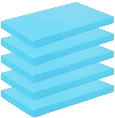 ALKNOT 5 placas de espuma rígida, placas de espuma dura, placas de poliestireno, placa para manualidades, modelo de espuma dura, placas de poliestireno hechas a mano, para modelado paisajístico