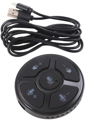 Ehwisbe Desktop USB Conference Microphone Speaker 360° Omnidirectional PC Computer Condenser Mic Mute Function for Laptop