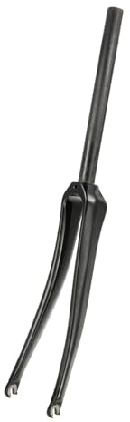 Generico Forcella for Bicicletta da Strada Interamente in Fibra di Carbonio 700C Forcella Rigida Ultraleggera da 25,4 Mm/28,6 Mm for Bici A Scatto Fisso(25.4mm)