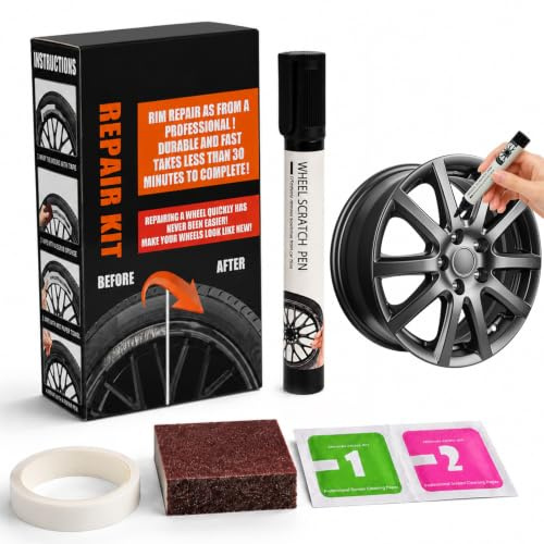 PetalPulse Stylo De Retouche Voiture, Pâte Anti Rayures, Noir brillant, Atténue Marques De Frottement Et Lustrage Local, Peinture pour réparer les éclats de pierre et les rayures sur la voiture
