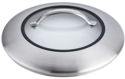 Scanpan CTX Steel and Glass 11 Inch Lid, Silver