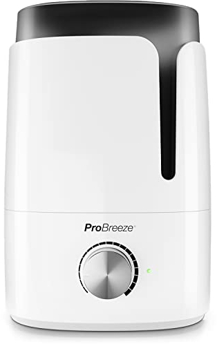 Pro Breeze® Premium 3.5L Ultrasonic Cool Mist Humidifier - Large Water Tank Capacity with Built in Aroma Diffuser Tray & Auto Shut-Off