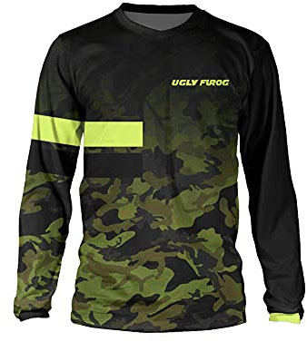 UGLY FROG Bike Wear MTB Designs Blocks Motocross/Downhill Jersey Trikot MX Enduro Offroad Gelände Quad Cross Erwachsene
