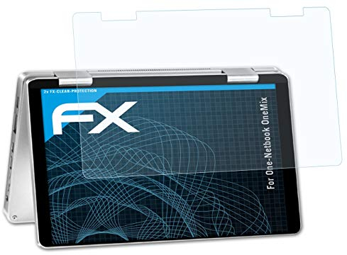 atFoliX Screen Protection Film compatible with One-Netbook OneMix Screen Protector, ultra-clear FX Protective Film (2X)