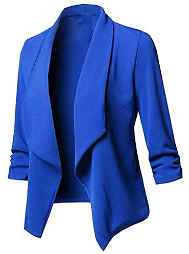 Overdose Blazer Courte Femme Officier 2019 Hiver Automne Tops Manches Longues Slim Fit Workwear Grande Taille Femmes Blazer Bleu Marine